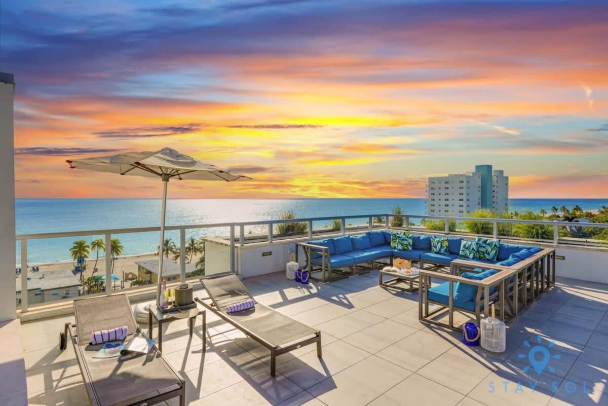 Best Stay - Rooftop Pool & Hot Tub - Hollywood Beach Екстер'єр фото